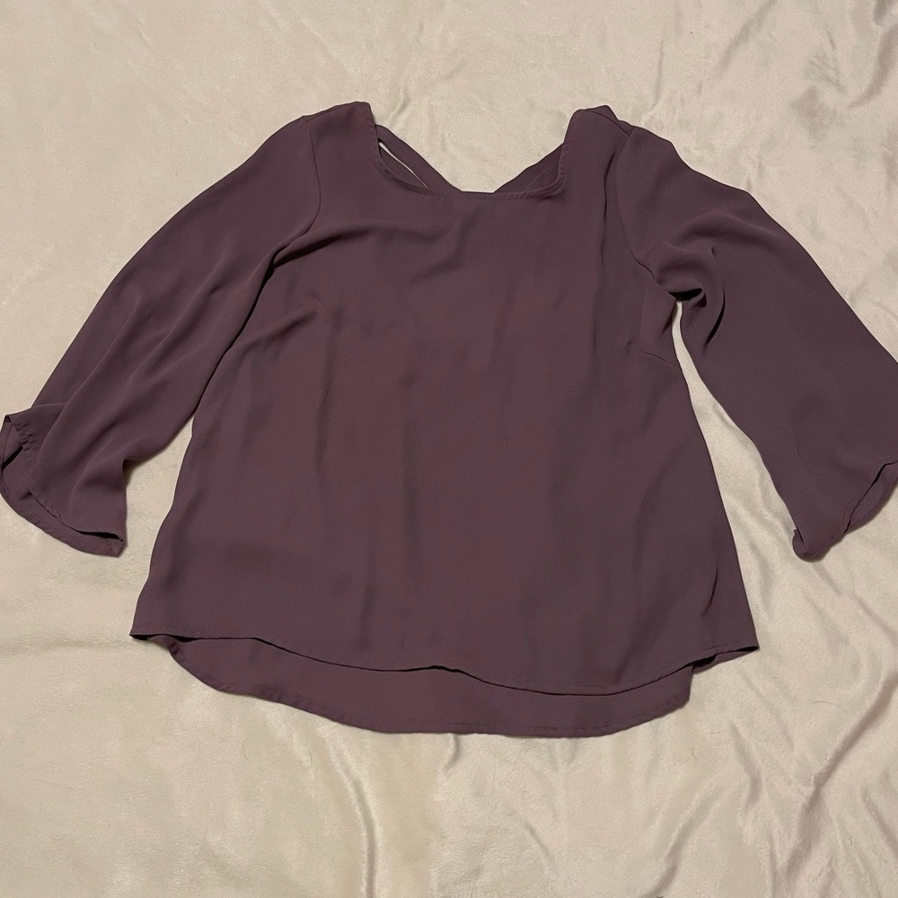 Blouse with back detail
